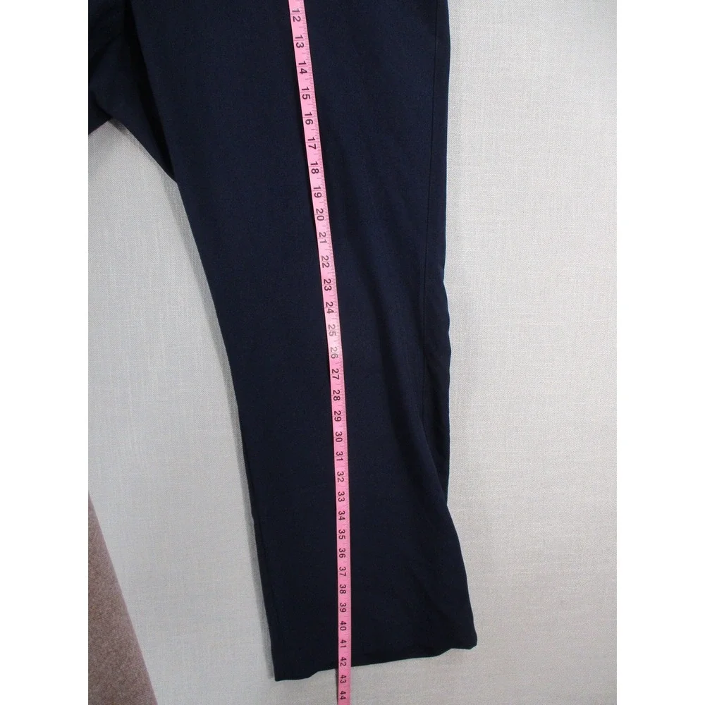 Lane Bryant Tailored Stretch Navy‎ Blue Dress Pants Trousers Womens 18R NWT